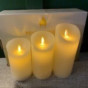 Perfect Glow Flame Effect Candle (Set of 3)